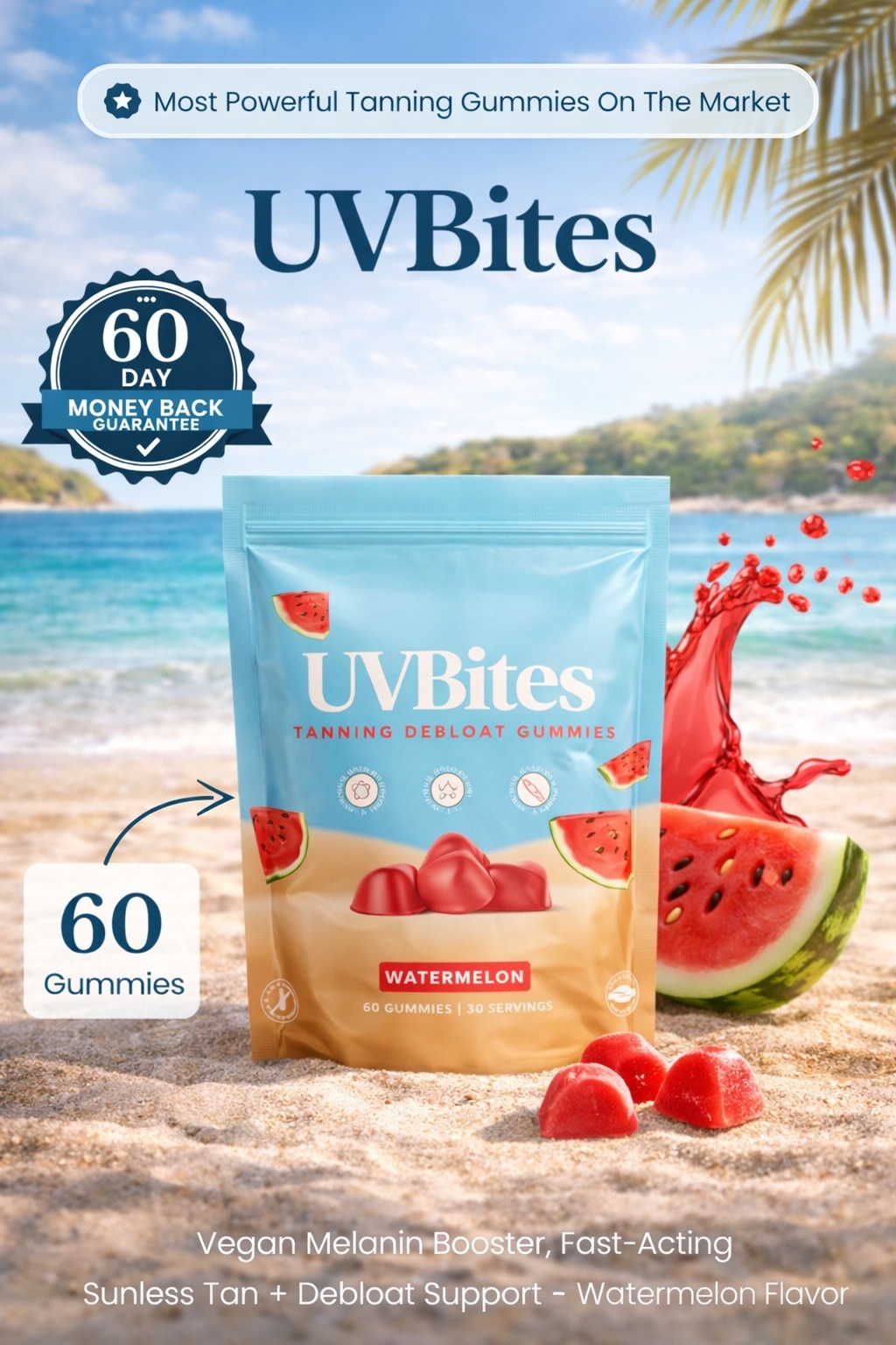 Tanning Debloat Gummies
