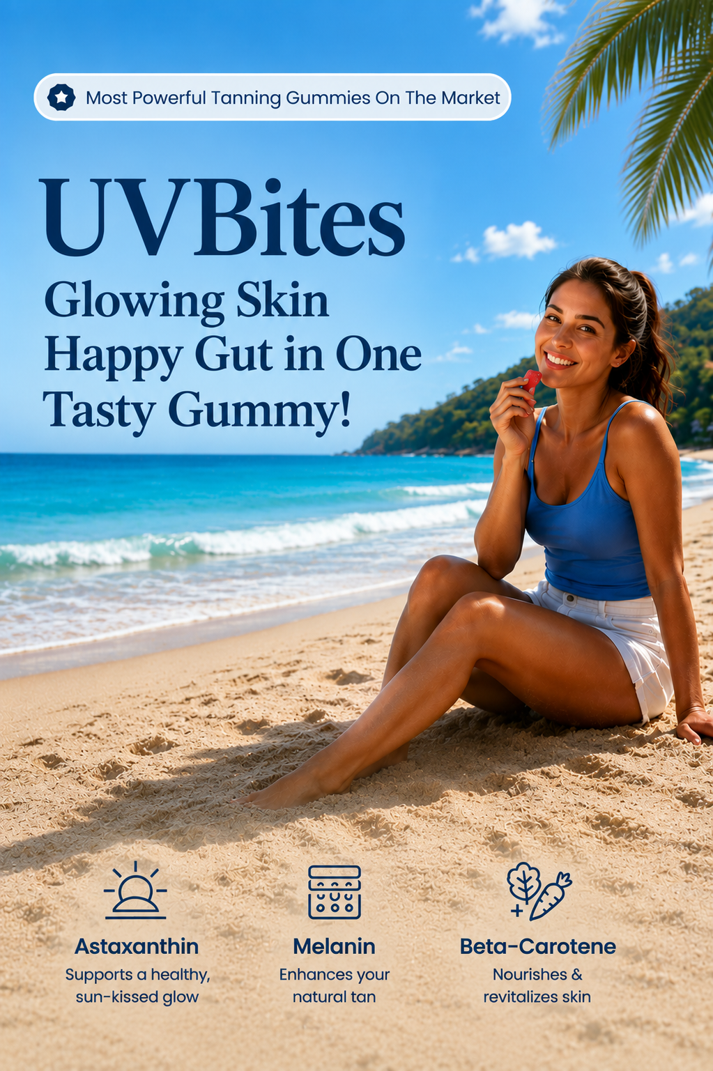 Tanning Debloat Gummies