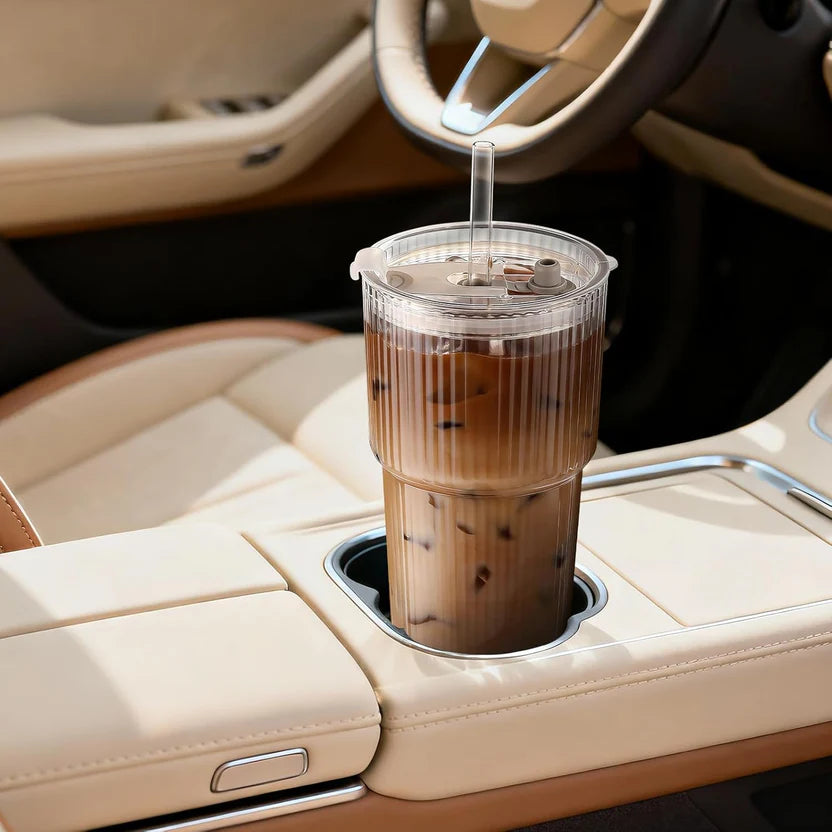 20oz Thick Glass Coffee Tumbler