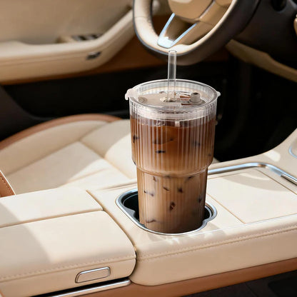 20oz Thick Glass Coffee Tumbler