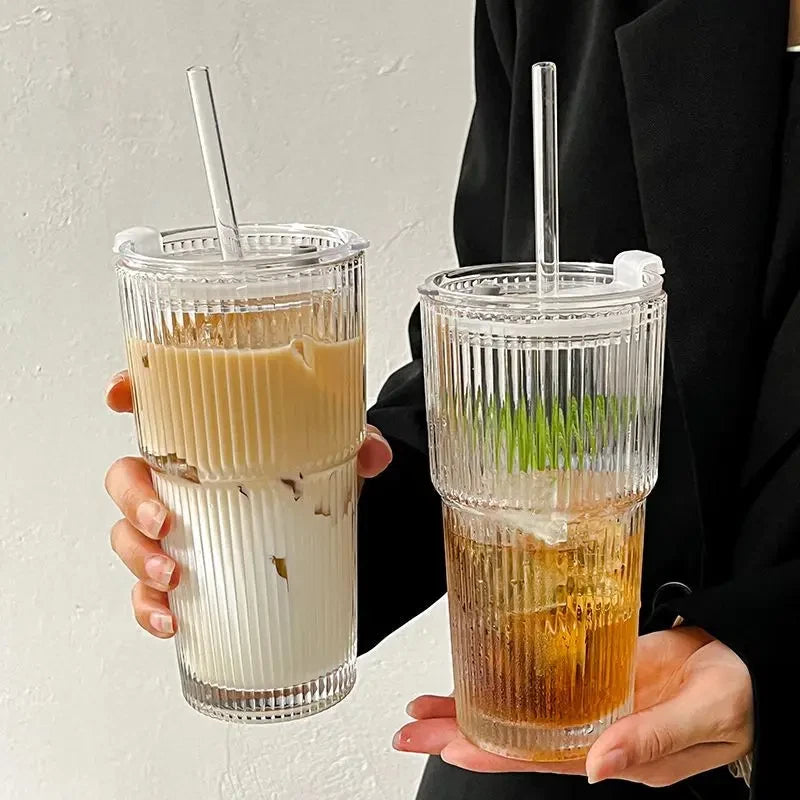 20oz Thick Glass Coffee Tumbler